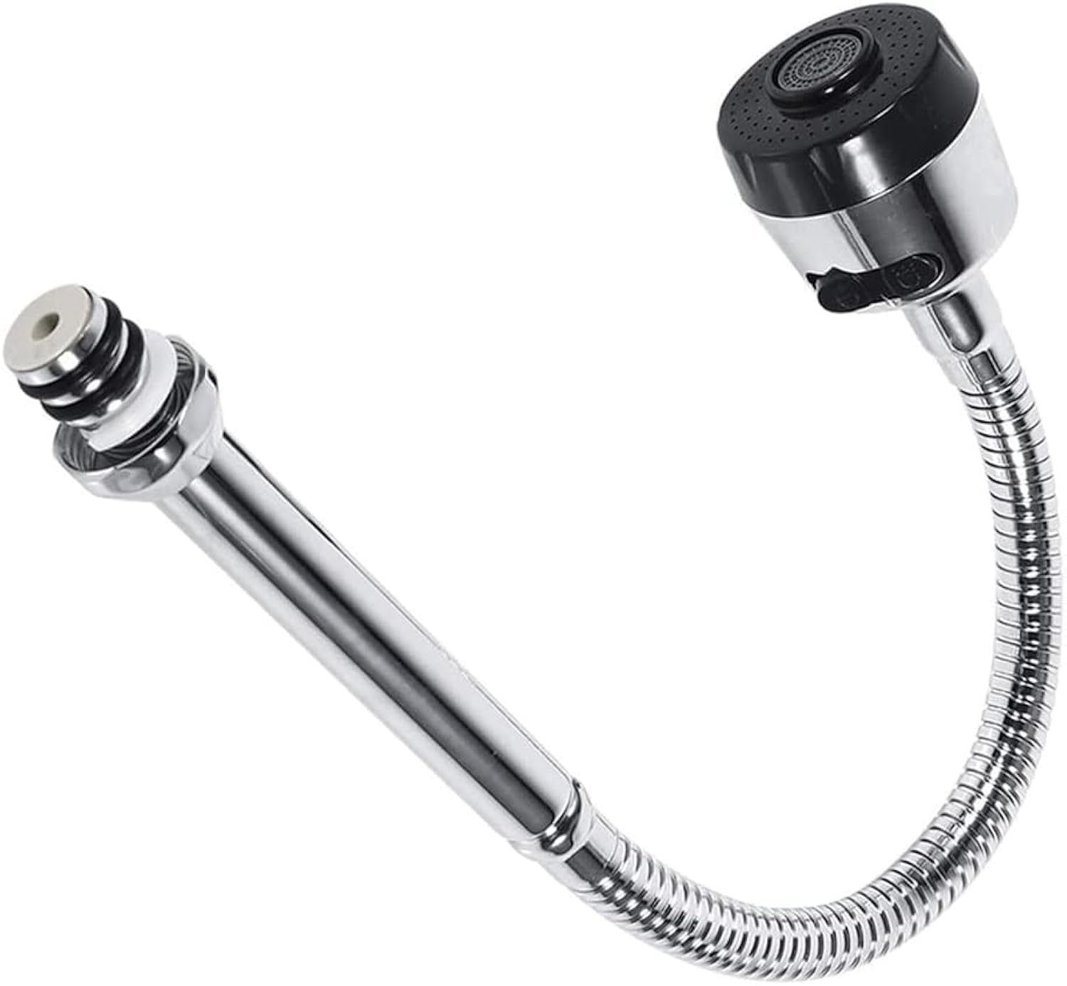 Biella 360° Rotatable Single Handle Kitchen Sink Faucet – Flexible Neck Swivel Spout with Cold Water Aerator for Multipurpose Use