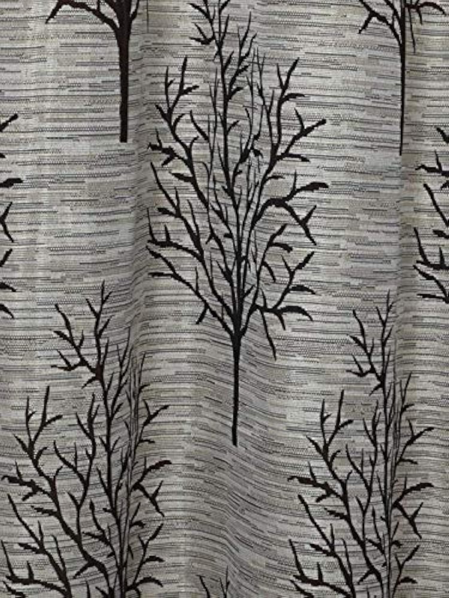 Jute Heavy Curtains for Window, Brown, 5 Feet
