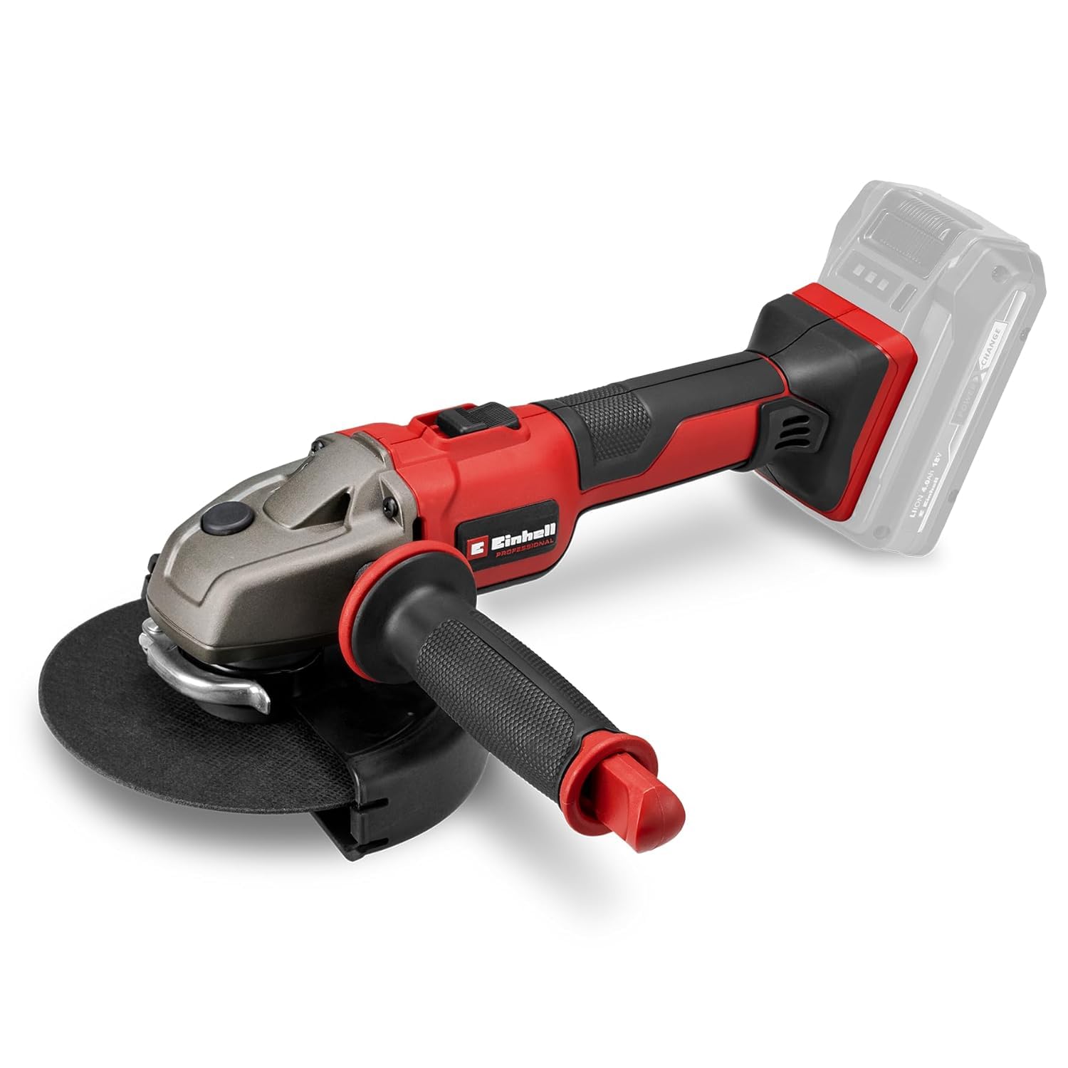 Einhell Professional Smerigliatrice angolare a batteria AXXIO 18/150 Power X-Change (18 V, 700 W, 150 mm diametro disco, 40 mm profondità taglio, Brushless, soft start, con disco, senza batteria)