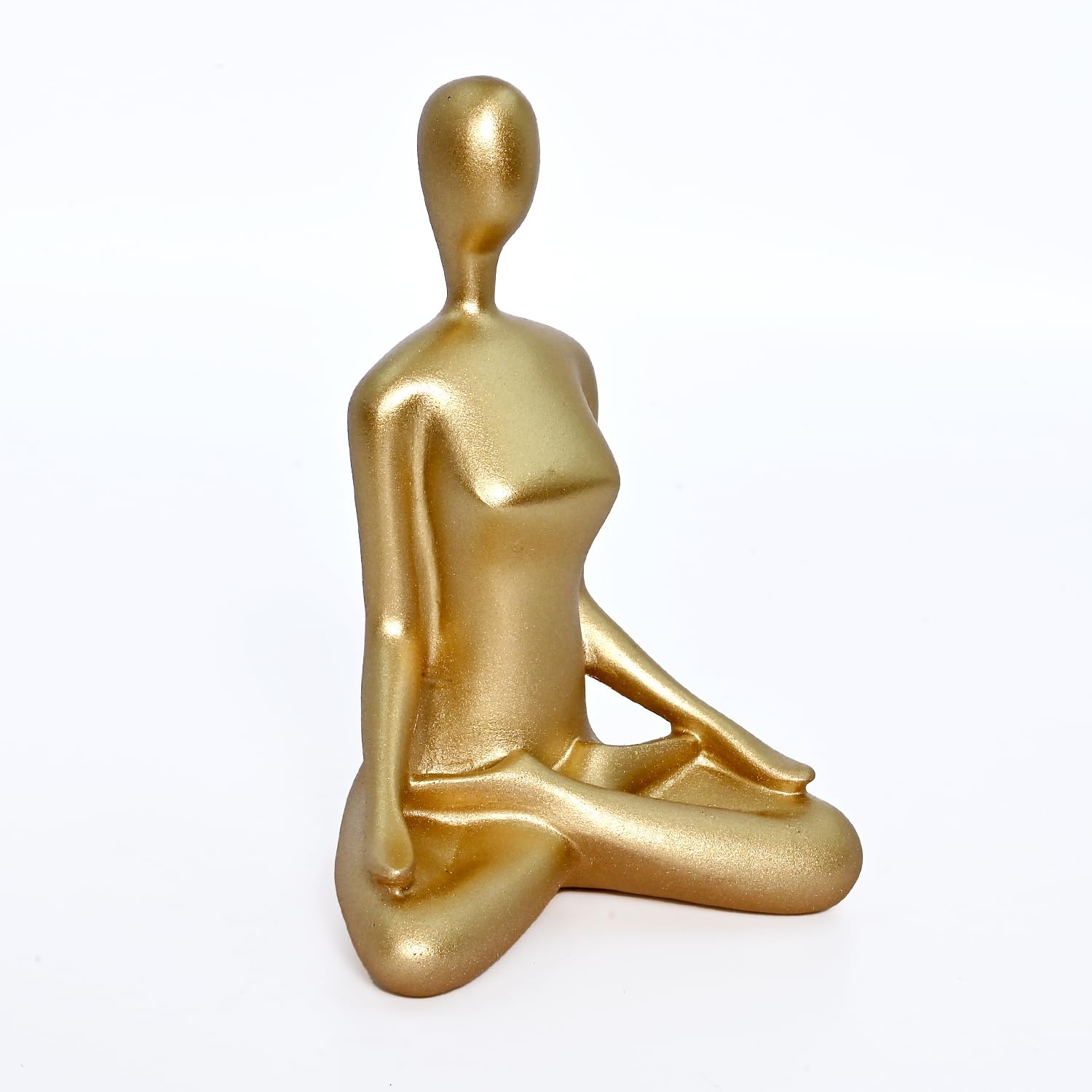 Cortina Resin Yoga Sculpture - Home Decor Statue -9