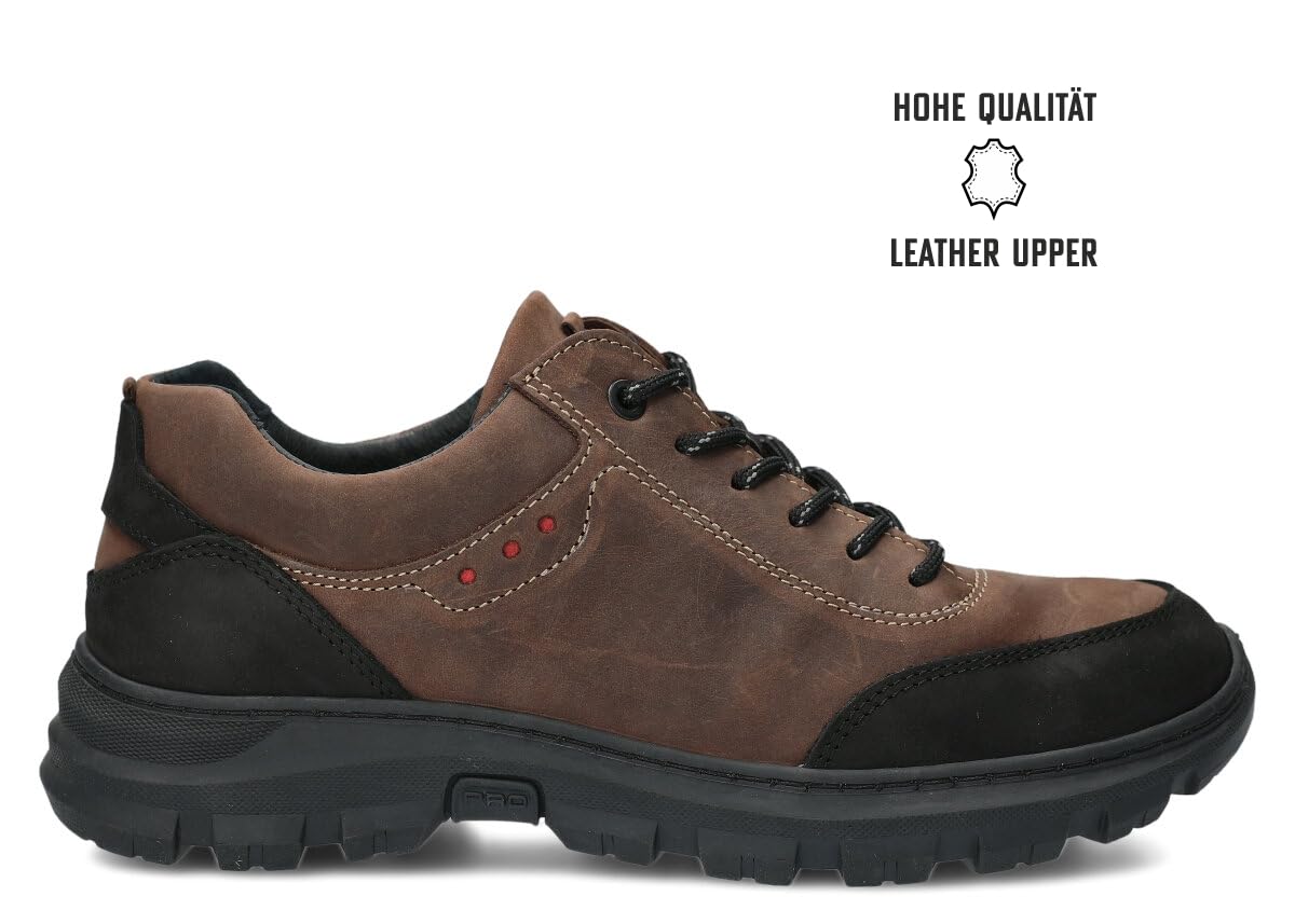 nagaba - Chaussures de randonnée - véritable, avec lacets - à semelle épaisse et antidérapante - Modèle 4081