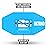 Nxtrnd Two Football Mouth Guard, Football Mouthpiece with Strap, Fits Adult & Youth (Neon Blue)