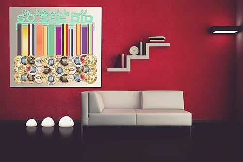 Miniatura 6 de Soporte para medallas, soporte de pared, fácil de instalar, corredor de carreras para tus medallas