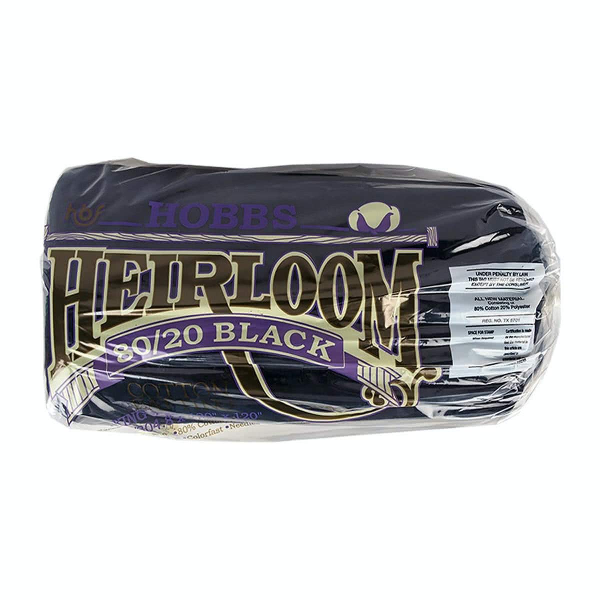 Nero Heirloom 80/20 battitore King Size Hobbs