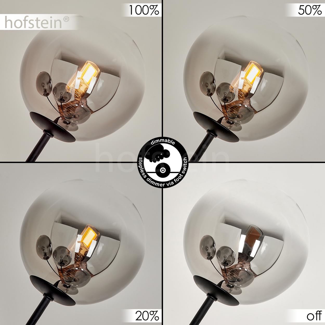 Bernado Staande lamp Nikkel mat H165592 Bernado Staande lamp Nikkel mat H165592