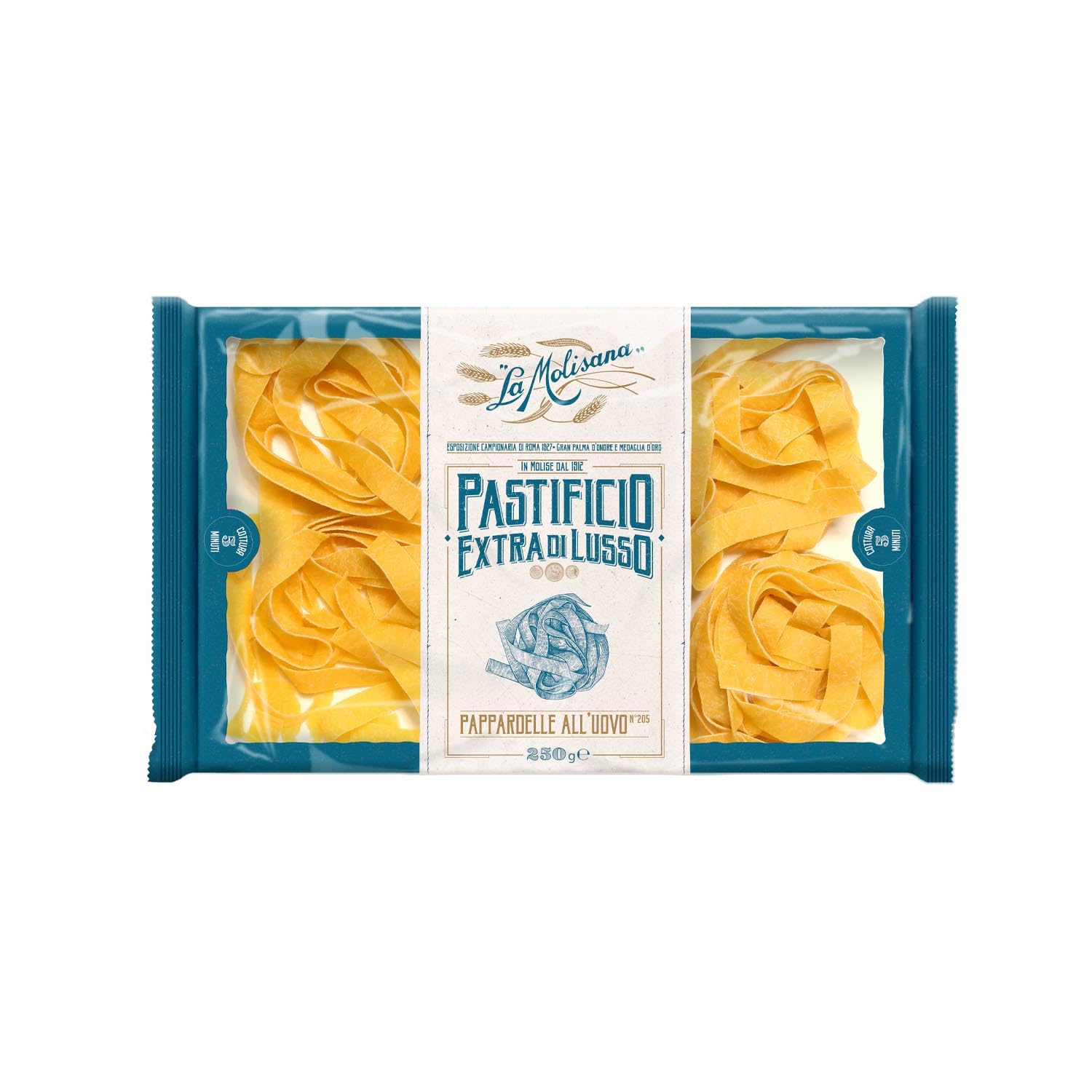 La Molisana Pappardelle 205, 250 Gram (Pack of 12)