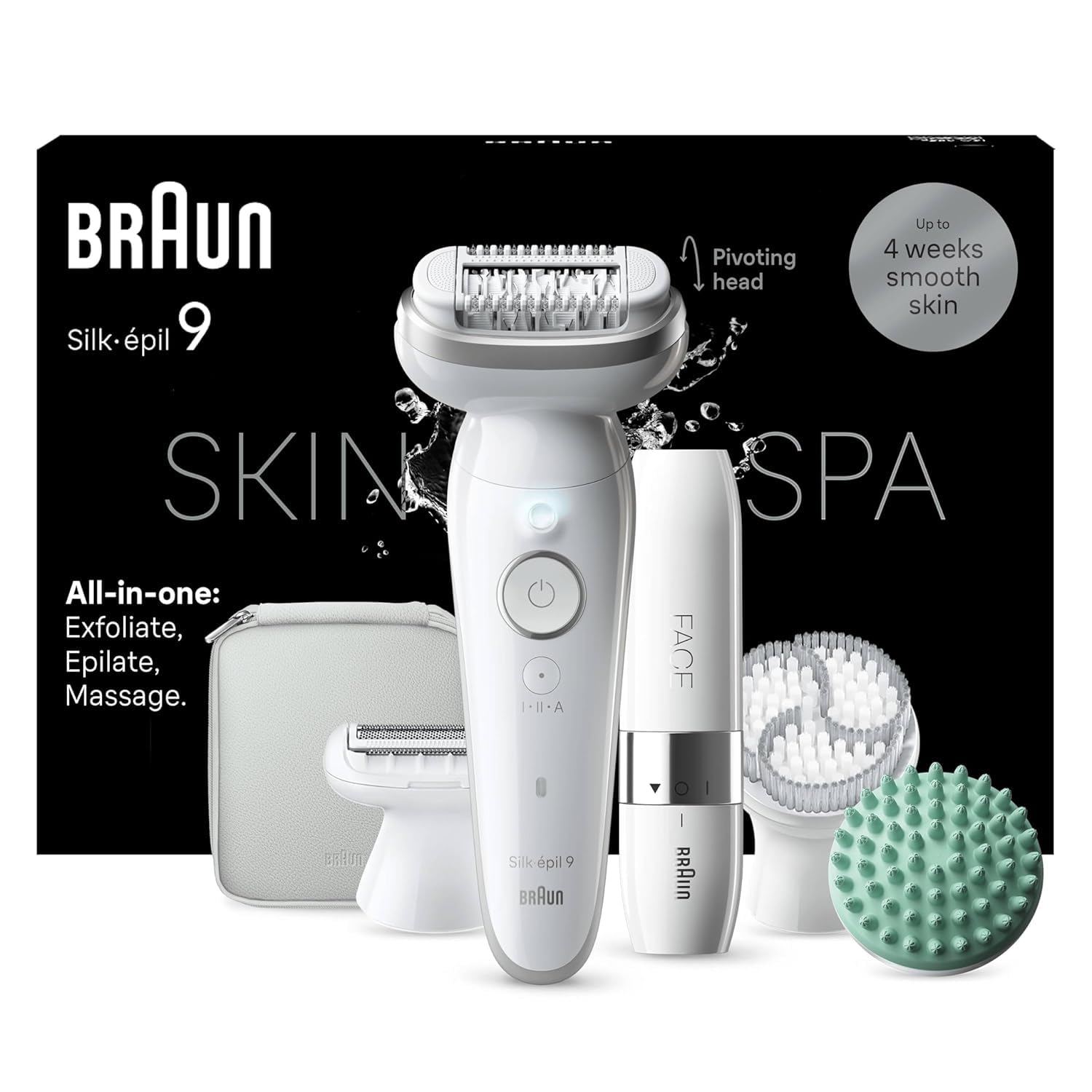BRAUN Silk-épil 9 SkinSpa 脱毛 角質ケア シェービング BRAUN Silk-épil 9 SkinSpa 脱毛 角質ケア シェービング