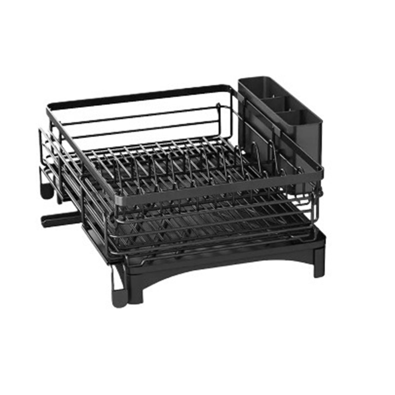 Escurridor de platos extensible para secar vajilla grande en el fregadero