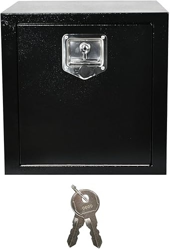 Miniatura 11 de Caja de Herramientas de Acero de 24'' Pulgadas para Debajo de la Carrocería de Camión con Pestillo de Mango en T, Resistente para Camiones