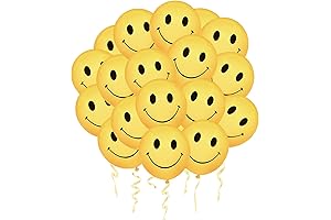 50-Pack Smile Balloons: Radiate Joy with Every Grin