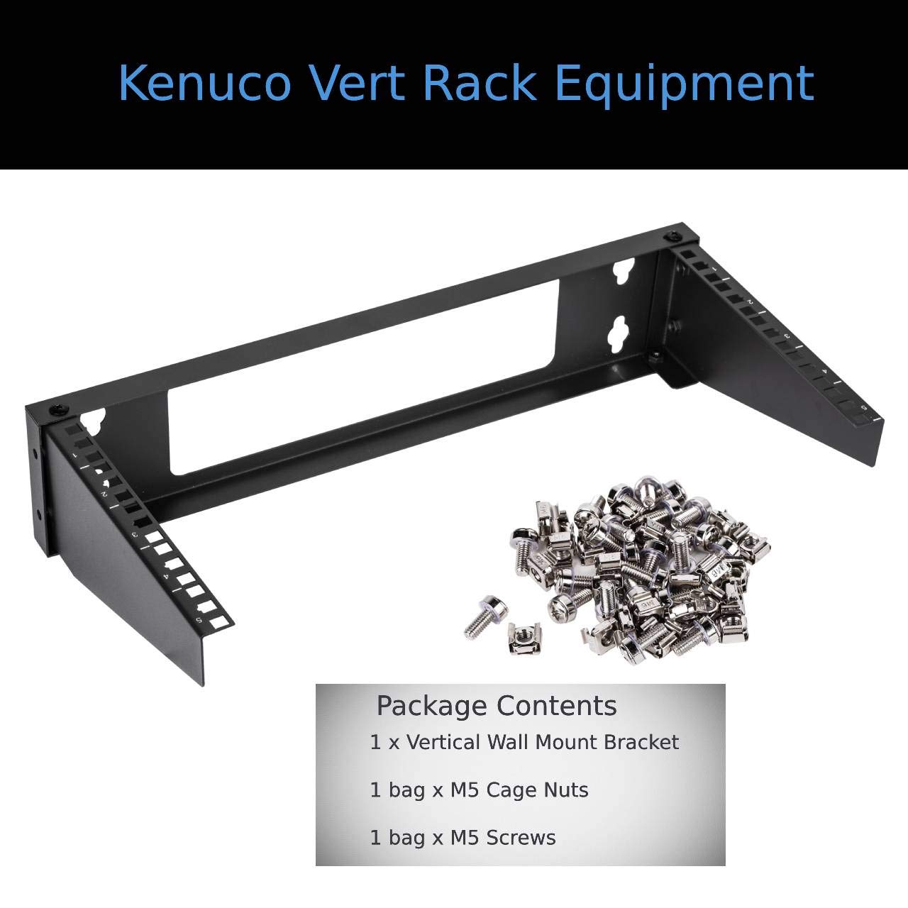 Snapklik.com : Kenuco 19 Inch Steel Vertical Rack And Wall Mountable ...