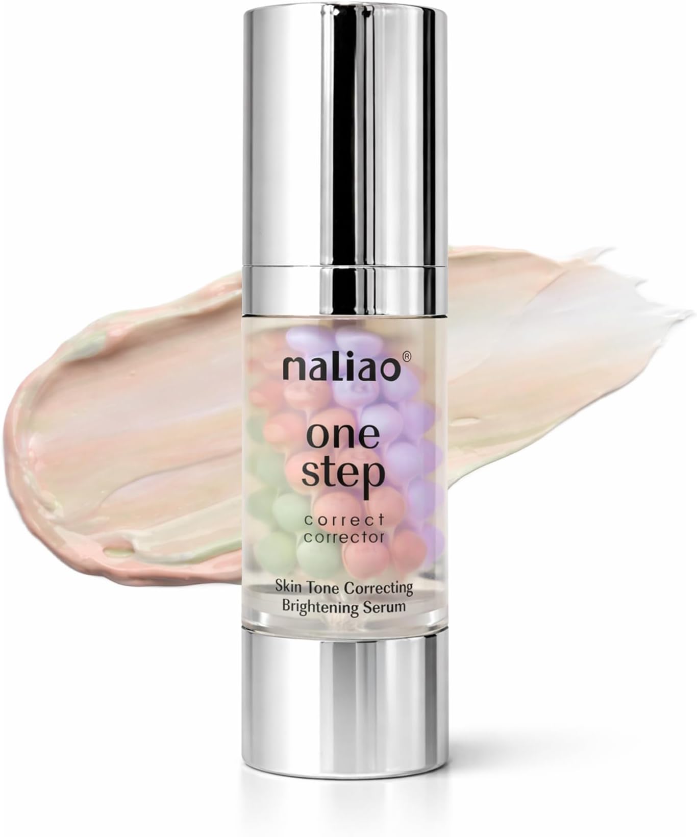 Natural One Step Correct Corrector | Skin Tone Correcting Serum | Brightening Primer for Even Complexion | Redness & Dullness Neutralizer | Lightweight Formula | 40g
