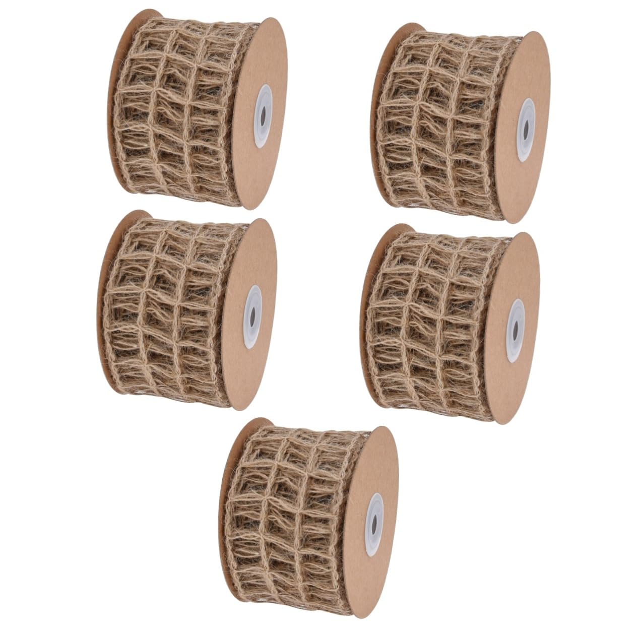5stücke Mesh Sackleinen Drahtband Für Diy Bastelprojekte Und Geschenkverpackung Für Weihnachten Garten Und Festlichkeiten Rustikales Design