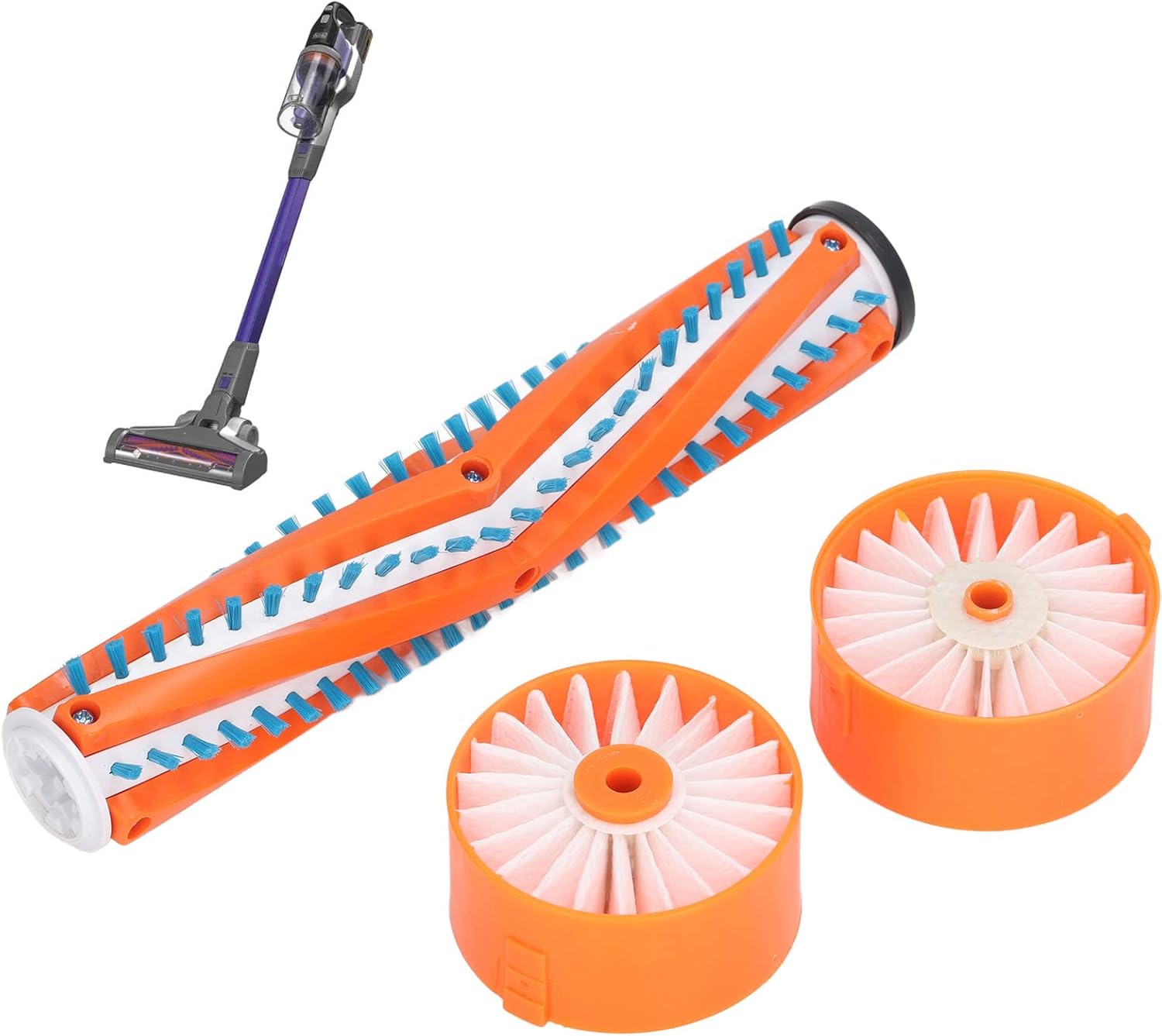 Vacuum Cleaner Main Brush Roller Filter Kit Brush Bar Filter Screen Filtered Bsv2020P Bsv2020G Replacement Brush Roller Filter Wireless Filtering Screen Filter Bags Central Vacuum Filters