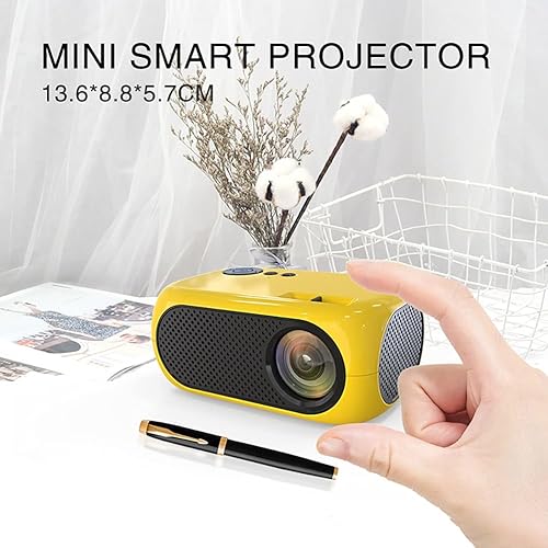 Miniatura 8 de Mini proyector, proyector portátil para dibujos animados, proyector de películas, regalo para niños, proyector de video LED Pico para cine en casa,