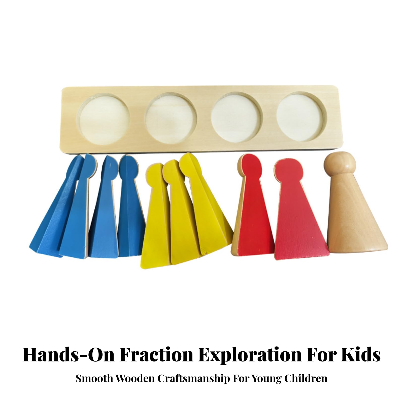 Gioco Aritmetico con Figure Frazionarie Design Resistente e Adatto Ai Bambini, ssidio Didattico Frazioni, Robusto, Aula Scolastica, Genitori, Insegnanti