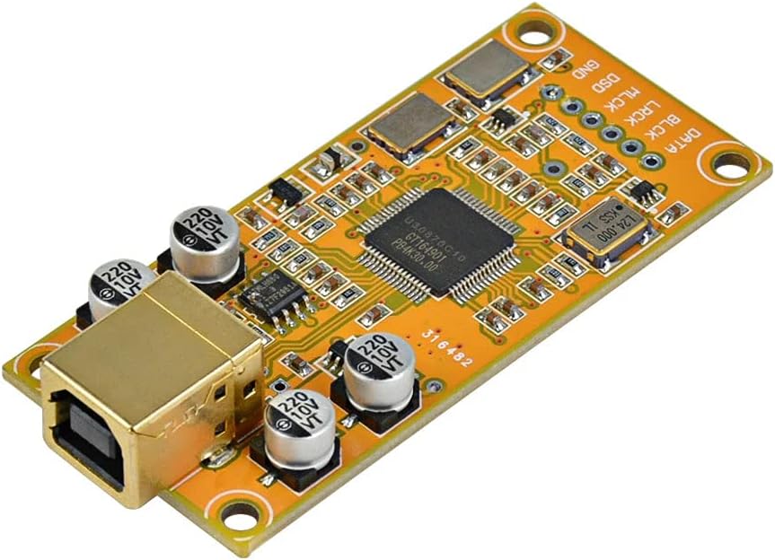 XU208 Daughter Card Decode Board Support 32BIT 384K ES9018 Decoding Compatible Amanero USB IIS Digital Interface