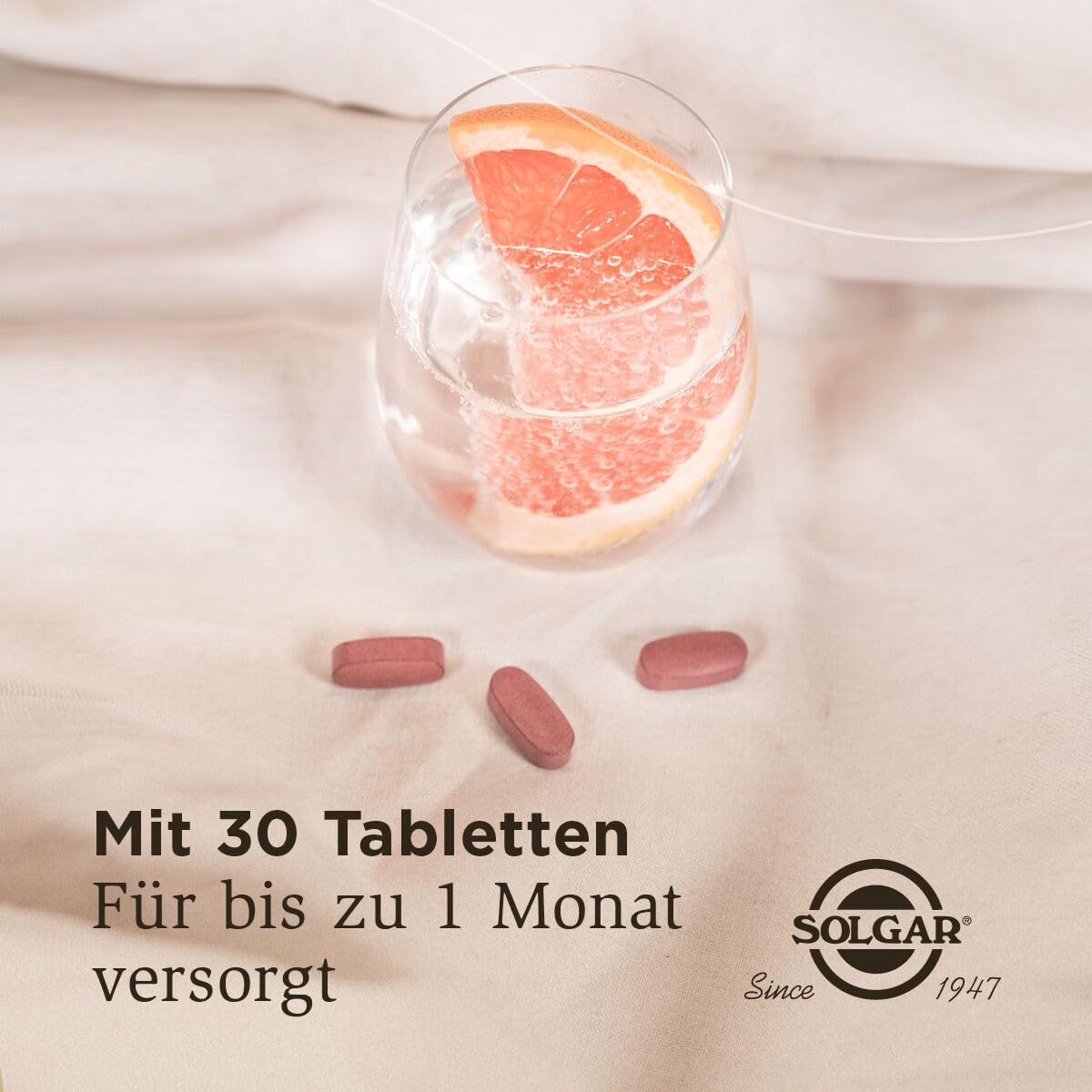 SOLGAR® Collagen-Hyaluronsäure-Komplex | Mit patentiertem BioCell Collagen II® sowie Vitamin C | 30 Tabletten für einen Monat