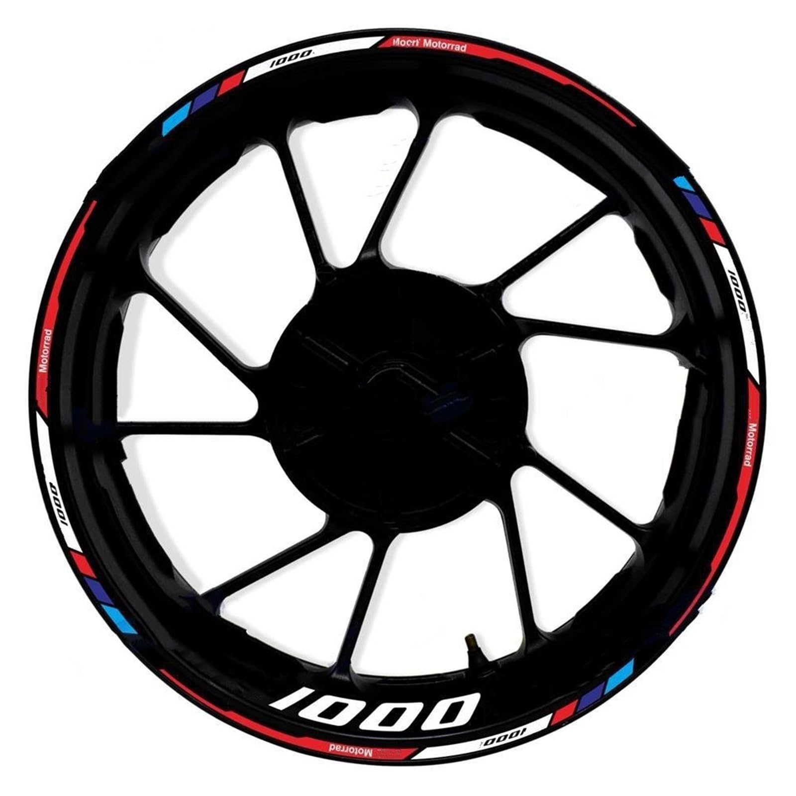 Reflective Accessories Motorcycle Wheel Stickers Rim Stripes Waterproof Tape for S1000RR S1000 RR HP4