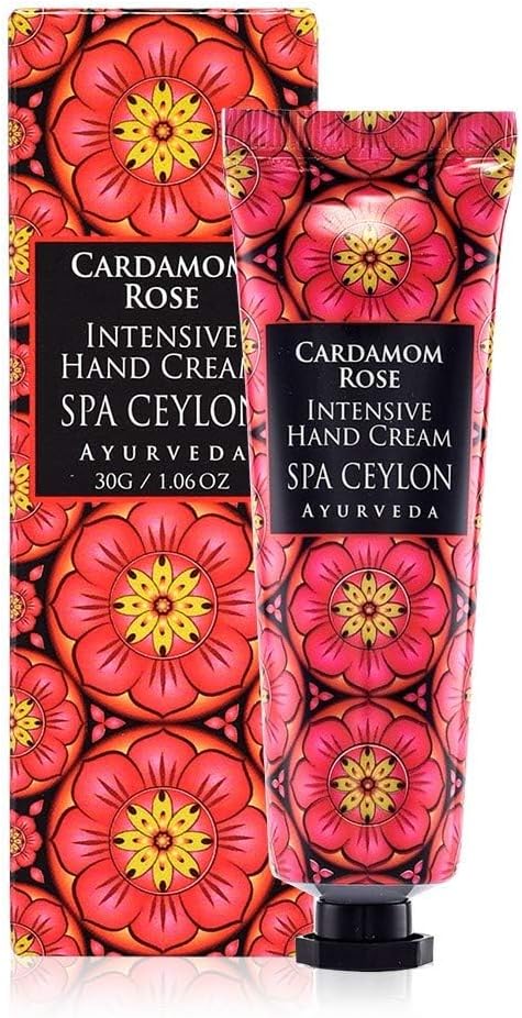 SPA CEYLON CARDAMOM ROSE Intensive Hand Cream | Revitalizing | Vitamin-Rich | Vegetarian | Suitable for all skin types