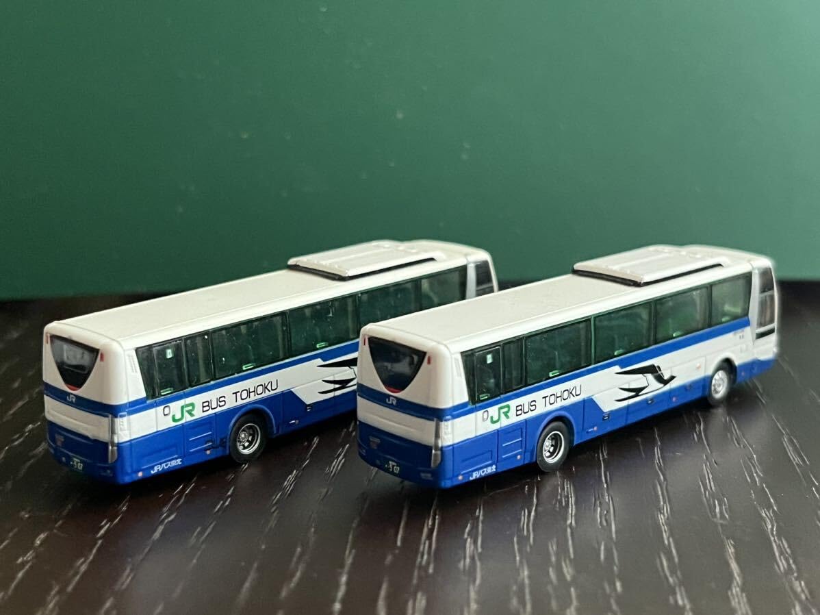 JRバス発足30周年記念　30周年記念　プルバックカー　8社セット　2種 トミーテック ザ・バスコレクション JRバス30周年記念8社セット