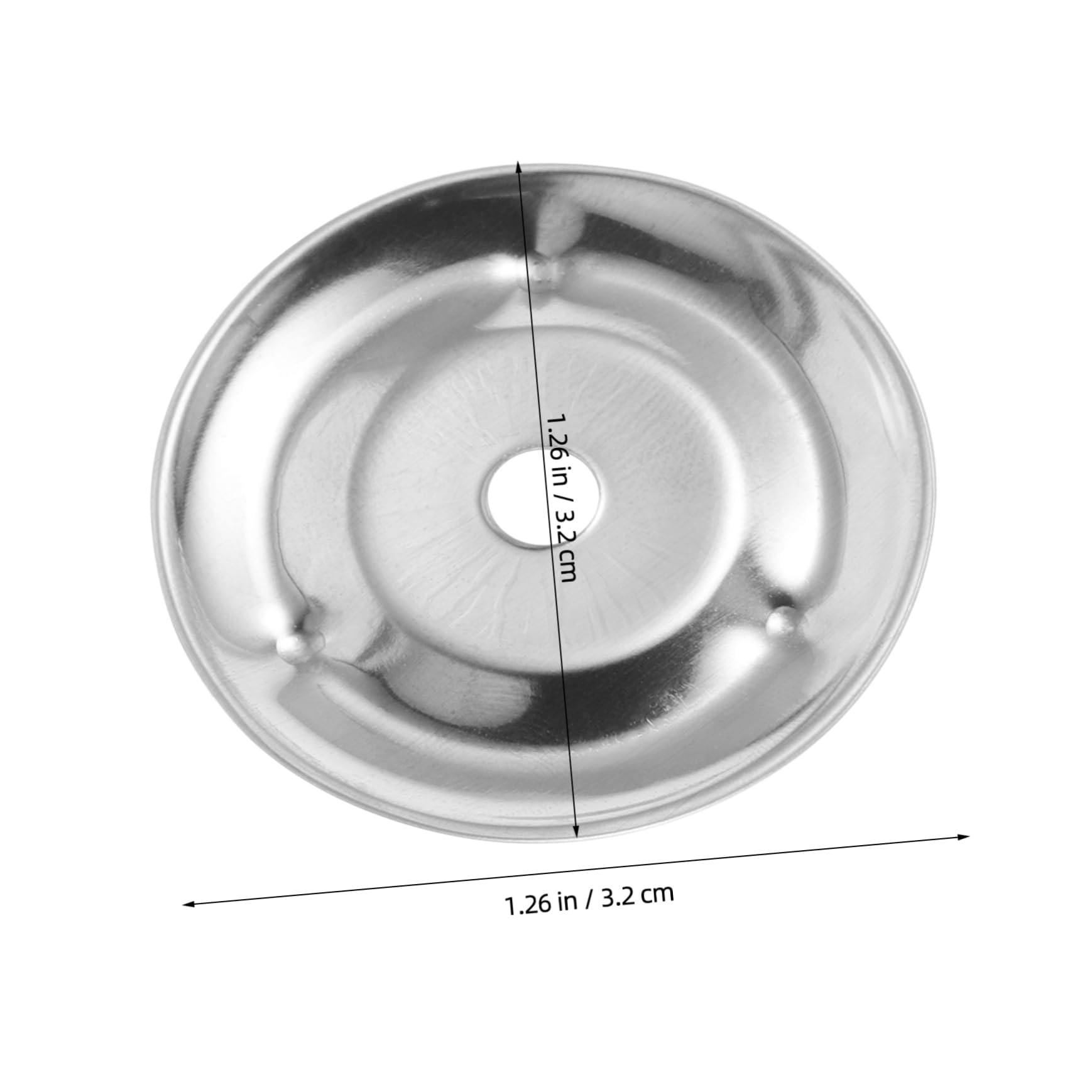 BESTonZON 50Pcs Durable Stainless Steel Bells for Percussion Instruments Jingle Ring Tambourine Accessories for Musicians Sound Ring for Handheld Use