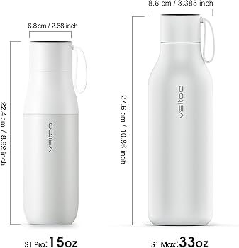 Amazon.com: VSITOO 33oz Smart Self Cleaning Water Bottle Amazon.com: VSITOO 33oz Smart Self Cleaning Water Bottle