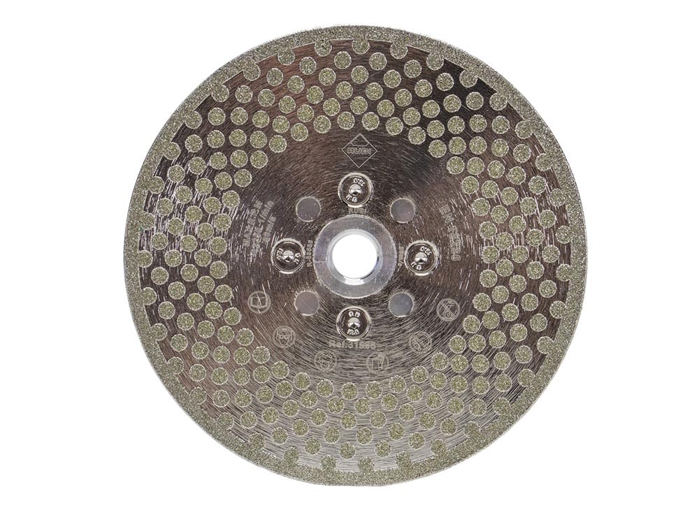 Rubí 31964 Disco ECD, Desbaste Fino 2 En 1, Súper Pro, 115 mm
