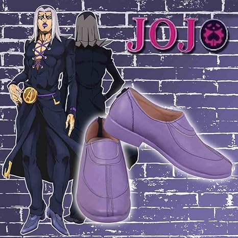 Amazon Ayshone Jp ジョジョの奇妙な冒険 第五部 黄金の風 レオーネ アバッキオ 風 コスプレ靴 コスプレブーツ 男性26cm コスプレ 仮装 通販