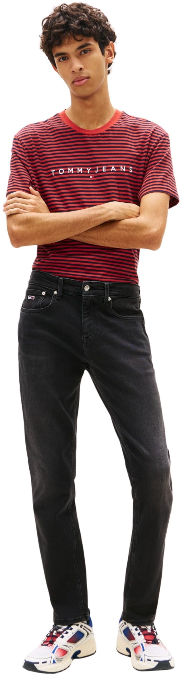 Tommy Jeans Scanton Slim Ai3385 Dm0dm21888 - Smukły Mężczyźni