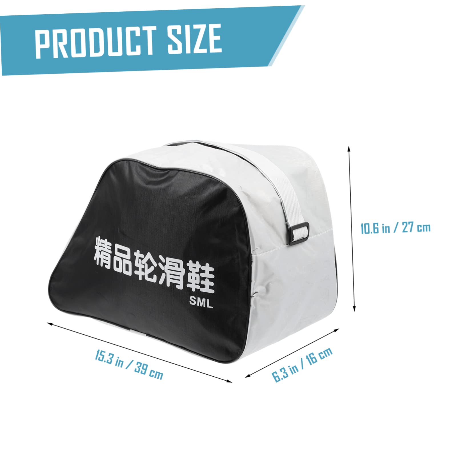 BESPORTBLE Portable Ice Skate Bag Durable Ice Skate Organizer for and Transport Lightweight Design for Quad and Inline Skates for Outdoor Use Fashionable