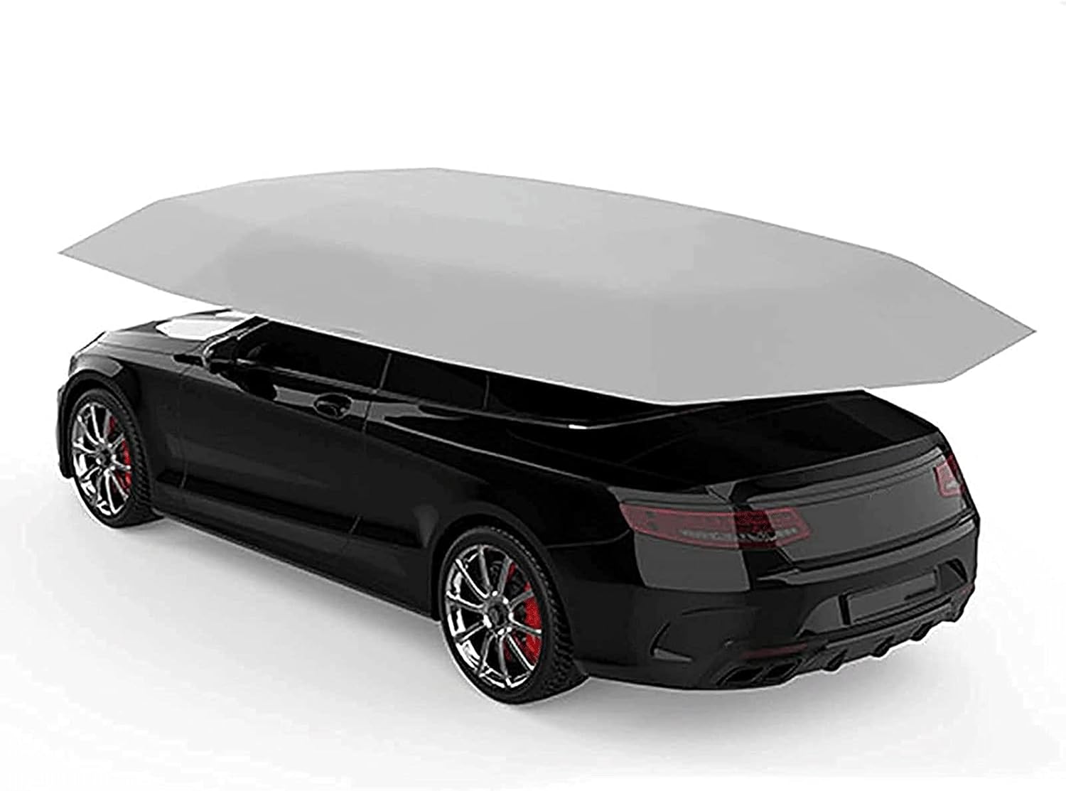 JNOI Car Tent SemiAutomatic Hot Summer Car Umbrella Cover