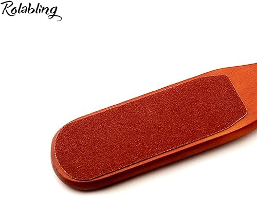 Miniatura 4 de Herramienta de pedicura para quitar piel dura con callos de madera de doble cara (tamaño 3)