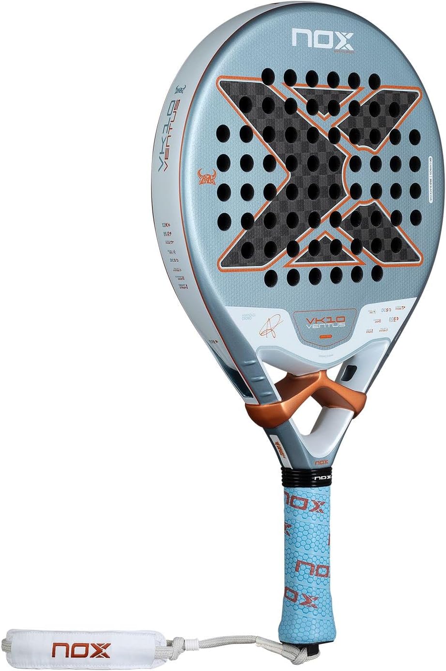 Nox Aranzazu Osoro VK10 Ventus Control 12K Padel Racket, Multicolor
