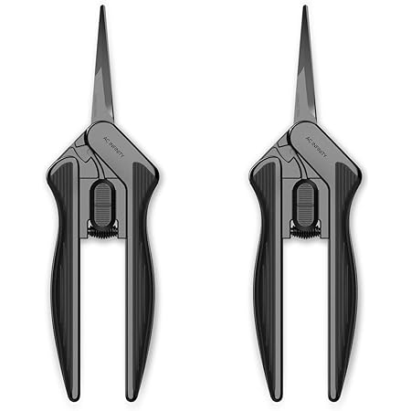 Amazon.com : AC Infinity 6.6” Stainless Steel Pruning Shear 2-Pack ...