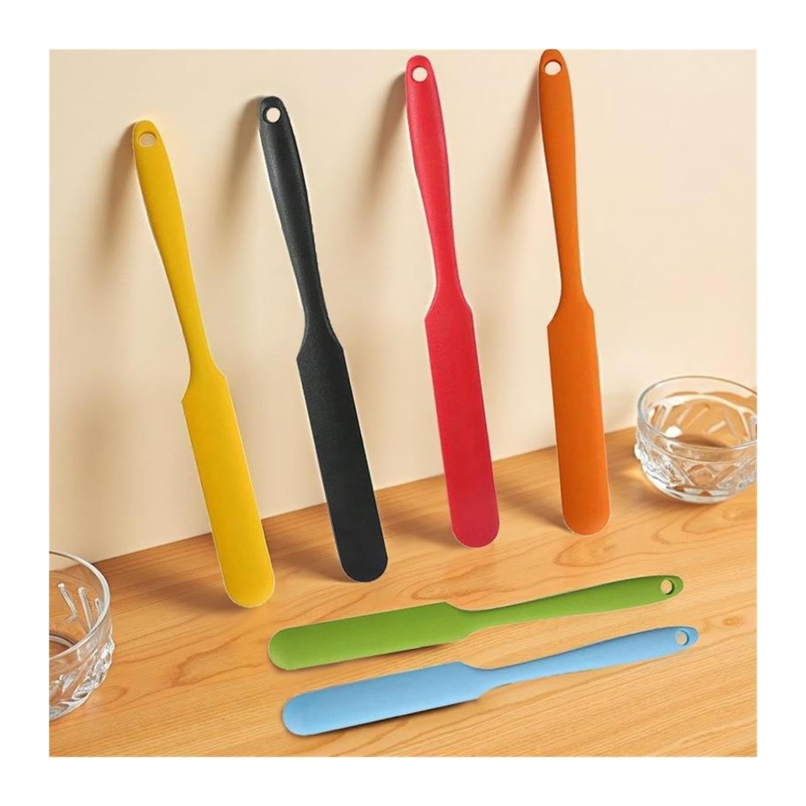 6pcs Integrated Silicone Spatula Para Cocina