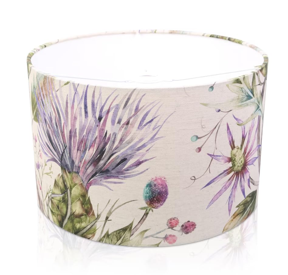 Voyage Maison Varys Violet Thistle Lampshade Ceiling ONLY (Diameter 30cm (12"))