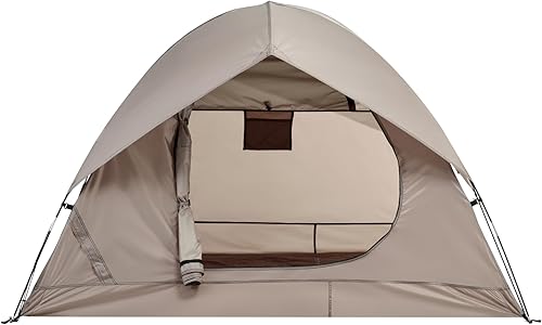 Miniatura 3 de Amplia tienda de campaña impermeable para 2 personas para 3 estaciones con gran mosca de lluvia, versátil tienda de campaña al aire libre para