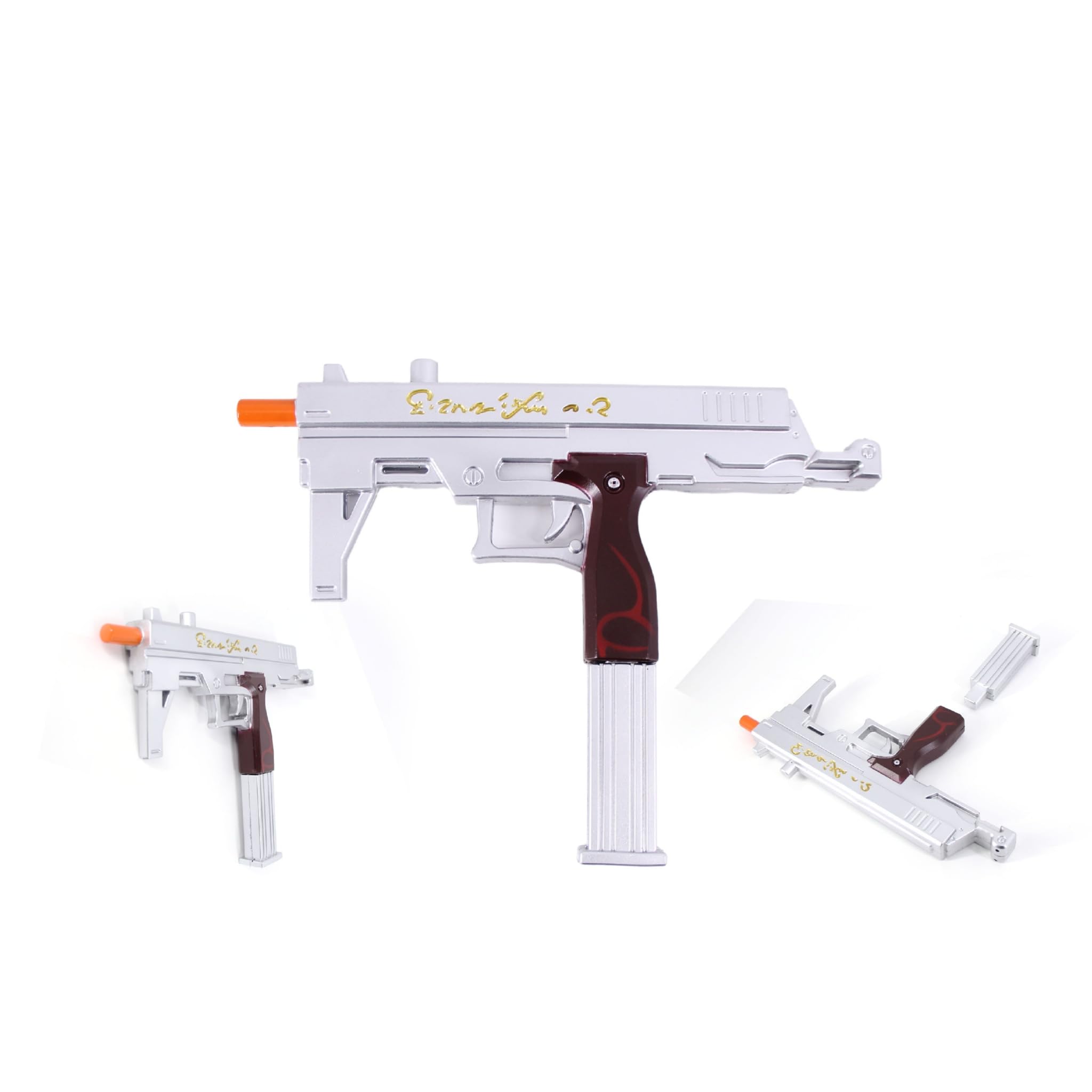 Next Level Cosplay Prop Replica Star Rail Kafka Machine Gun Silver Foam Pistol