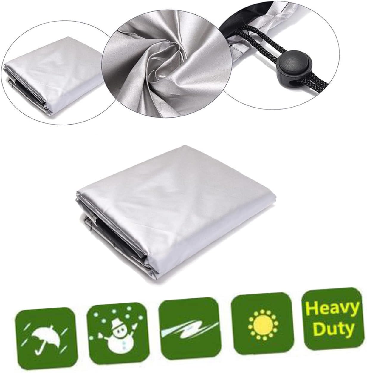 ORFOFE Garden Chair Table Covers Outdoor Furniture Xxcm Heavy Duty Courtyard