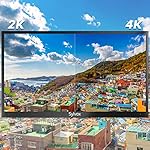 SYLVOX 55'' Full Sun Outdoor TV Smart Waterproof TV 4K 2000nits, Supports Wireless Connection Wi-Fi ARC CEC, Suitable for Partial or Strong Light Area(Pool Series) - Image 2