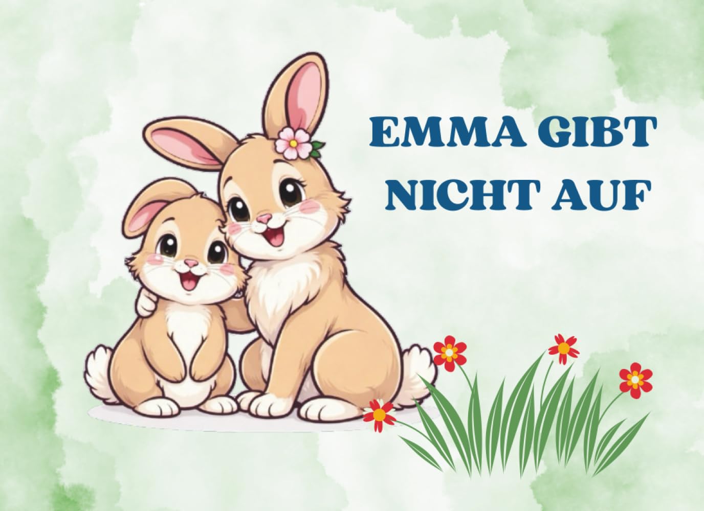 Emma gibt nicht auf: Eine kleine Geschichte über Mut (Der kleine Hase Emma - Bilderbuchreihe für Vorschulkinder)