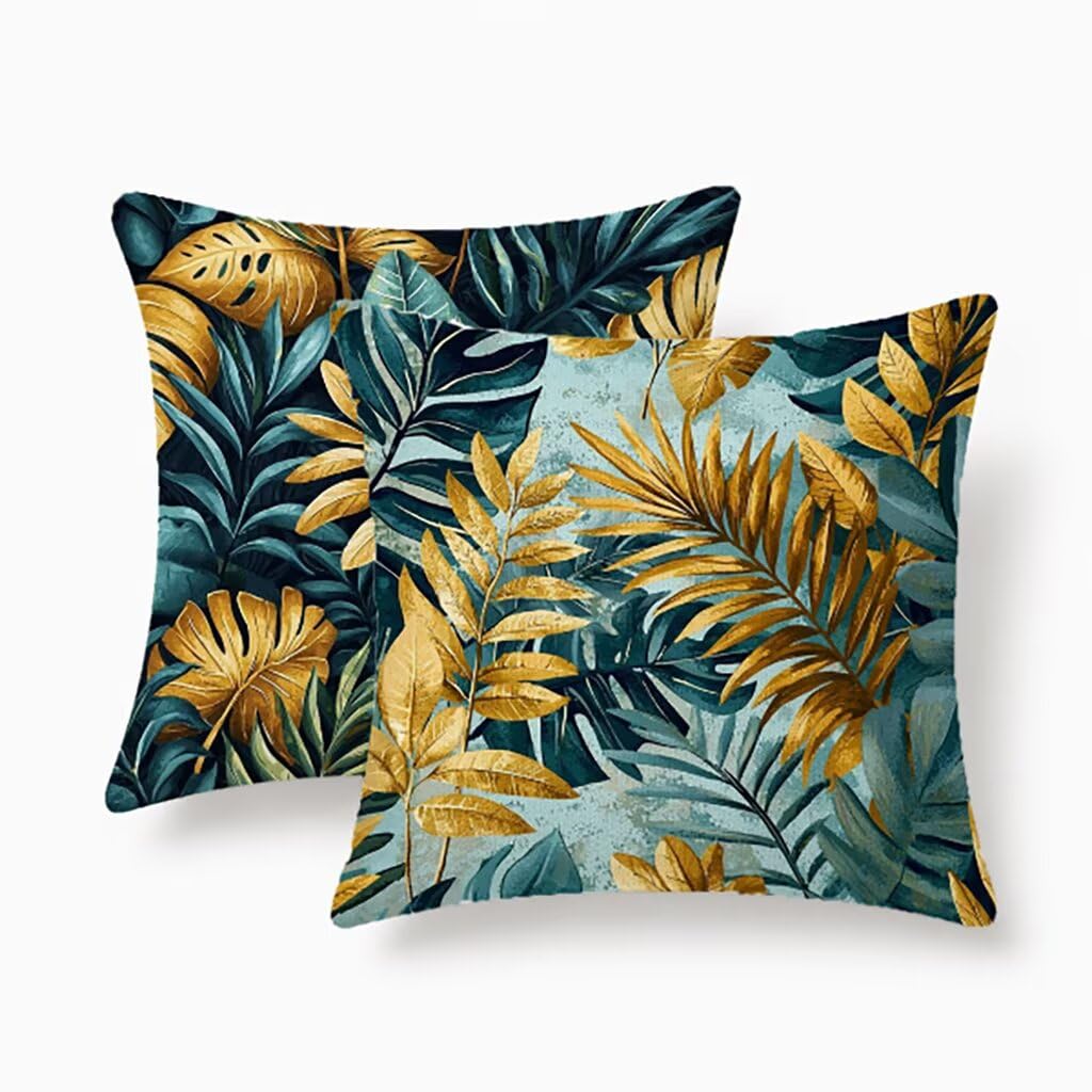 Housses de coussin étanches 60x60cm contre les taches de canapé et jardin