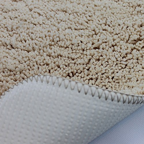 DILUMA Badematte 2-teiliges Set 50 x 80 und 45 x 50 cm Rutschfester Badvorleger Premium Badteppich 1200 g/m² weich… – Bild 5