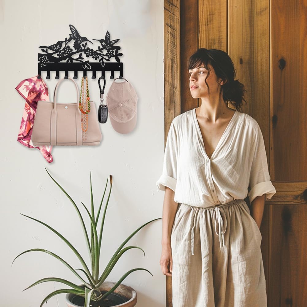 Ganci Da Parete In Ghisa A Forma Di Palma: Set Da 2, Decorazione Tema Spiaggia Per Appendere Cappotti E Asciugamani - 3
