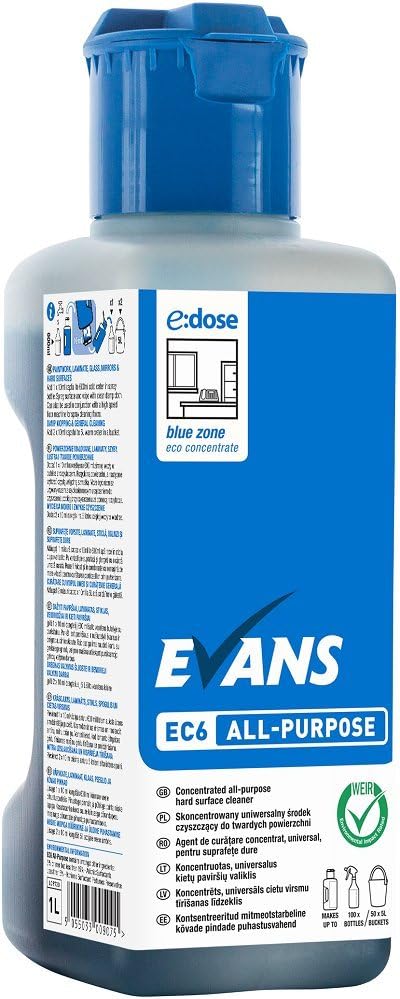 BAV200-1 EC6 All Purpose Hard Surface Cleaner, 1 L (Pack of 4)