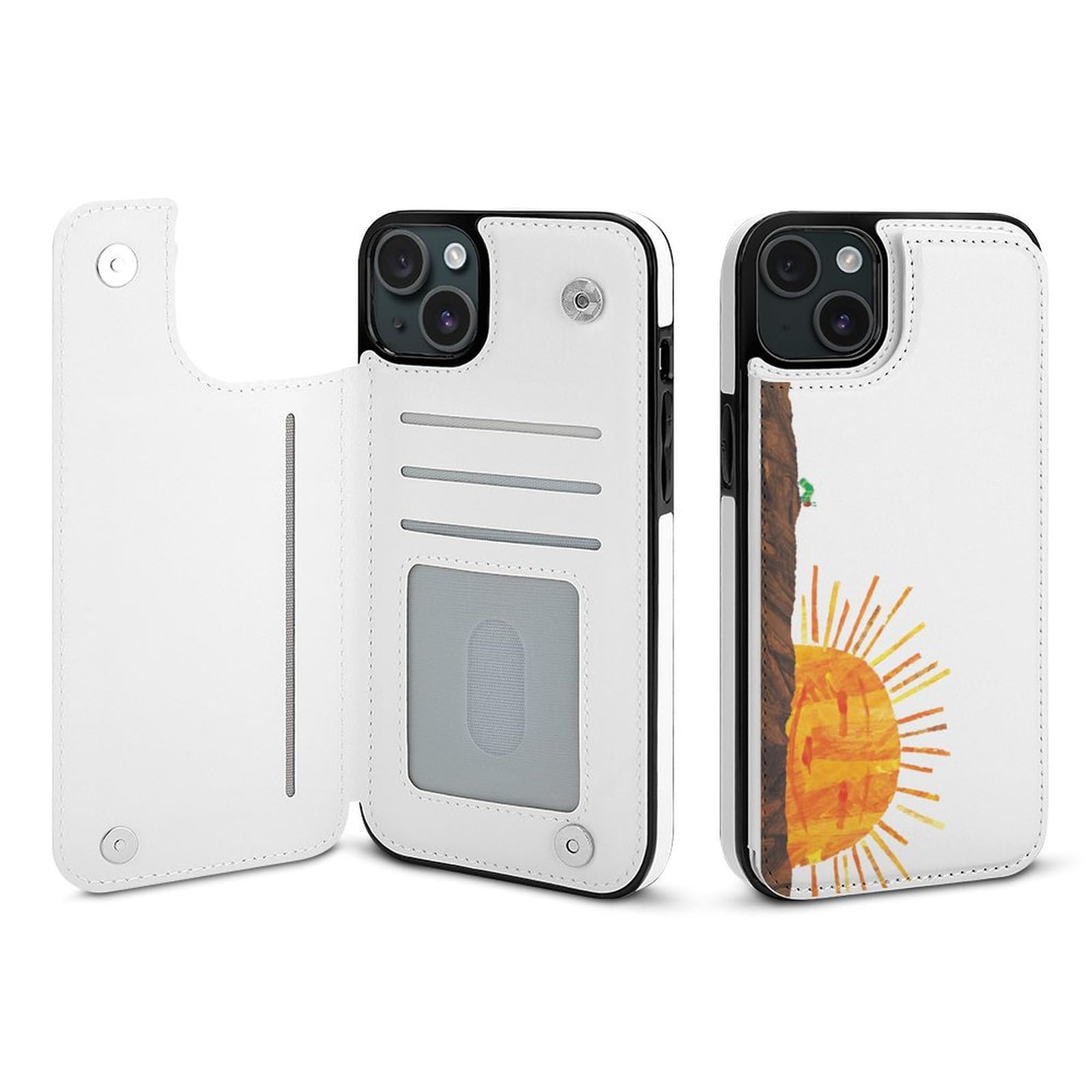 Amazon.co.jp: IPhone15 ケース はらぺこあおむし 絵本 手帳型 iPhone