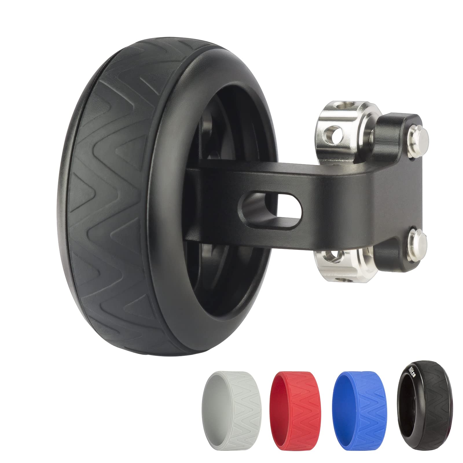 Nitze Side Handle with 1/4" Screws, Different Colored Rubber Rings, Aluminum Camera Side Handle for Camera/Monitor Cages - PA31B