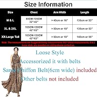 Vista 2 de MedeShe - Vestido de dama de honor, de gasa, floral, para vacaciones en la playa