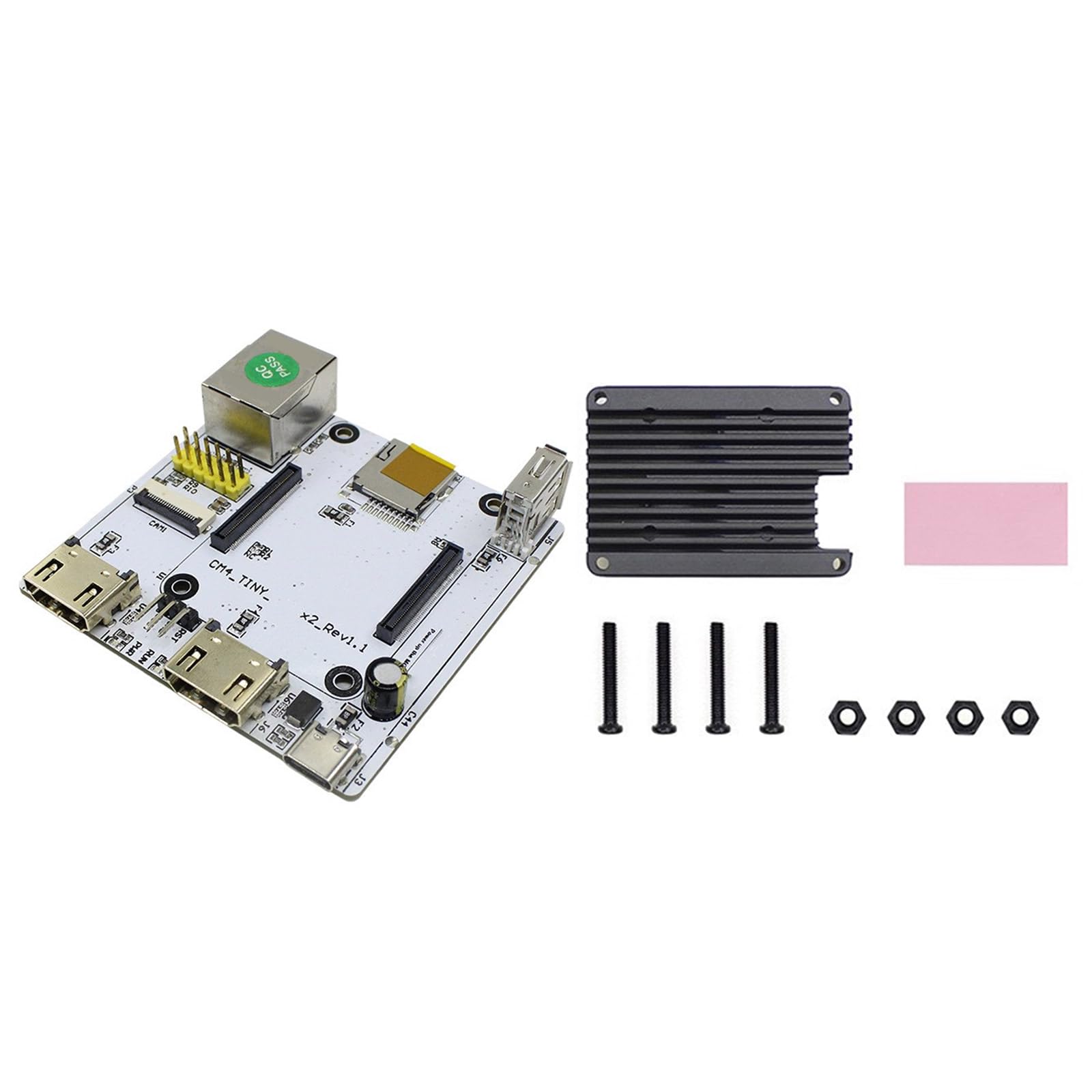 Scheda portante CM4 con GPIO a 40 Pin, interfacce Fotocamera e connettività LCD Estensione Intestazione GPIO